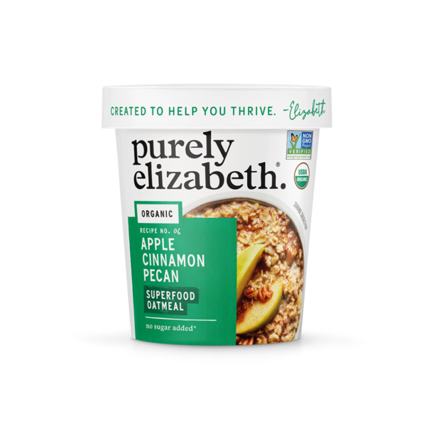 Purely Elizabeth Organic Apple Cinnamon Pecan Superfood Oatmeal