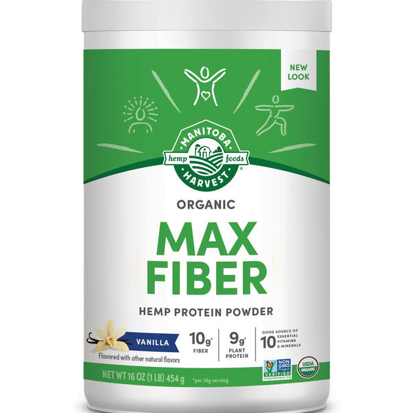 Manitoba Harvest Hemp Yeah! Max Fiber Vanilla Protein Powder