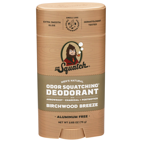 Dr. Squatch Birchwood Breeze Aluminum-Free Deodorant