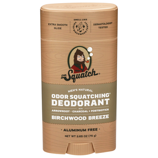 Dr. Squatch Birchwood Breeze Aluminum-Free Deodorant