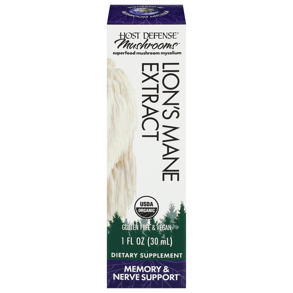 Host Defense Organic Lion's Mane Mushroom Extract