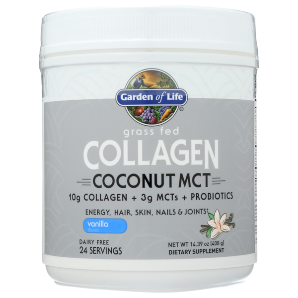 Garden of Life Vanilla Collagen Coconut MCT Powder