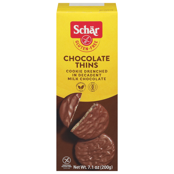 Schar Gluten Free Chocolate Cookie Thins