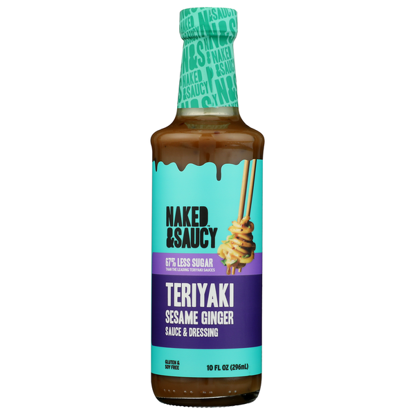 Naked & Saucy Organic Teriyaki Sesame Ginger Sauce & Dressing