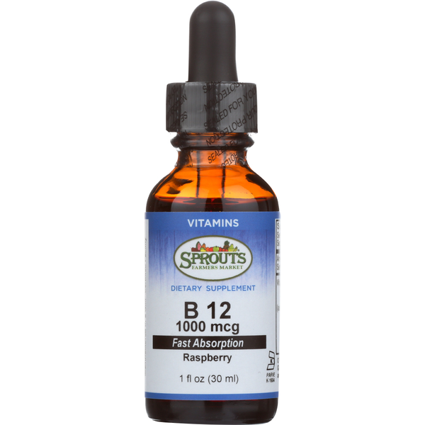 Sprouts B 12 Raspberry 1000 mcg