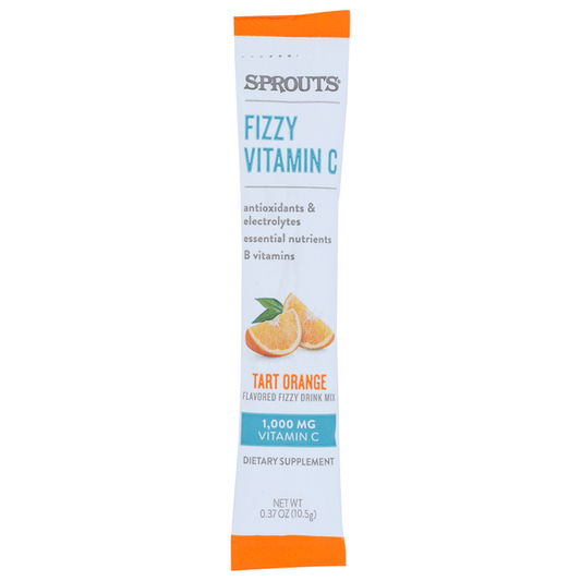 Sprouts Tart Orange Vitamin C Fizzy Drink Packet