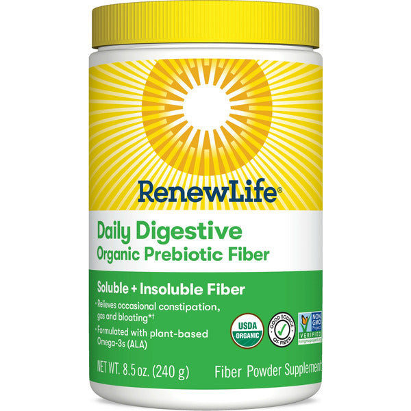 Renew Life Organic Daily Digestive Prebiotic Fiber