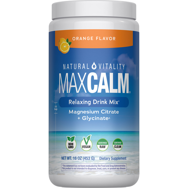 Natural Vitality Calm Orange Magnesium Supplement