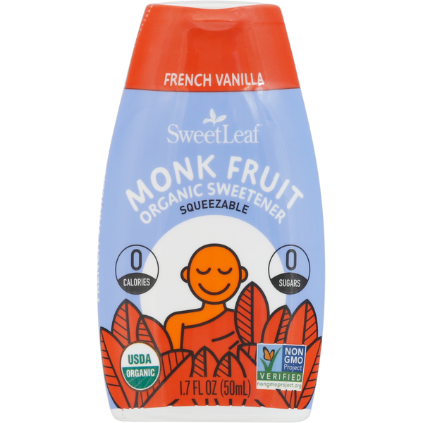 Sweetleaf Organic French Vanilla Monk Fruit Sweetener