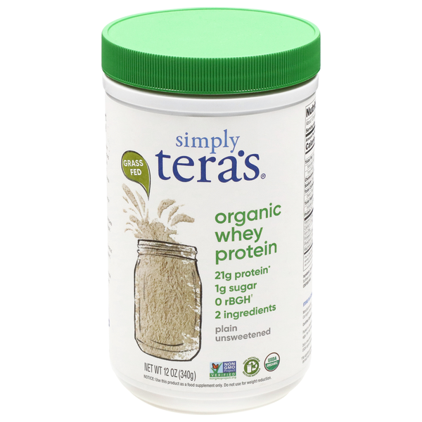 Simply Tera's Grass Fed Plain Organic Protein