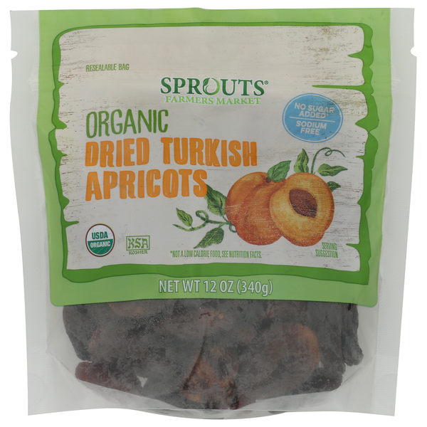 Sprouts Organic Dried Turkish Apricots