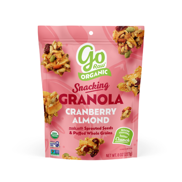 Go Raw Organic Cranberry Almond Snacking Granola