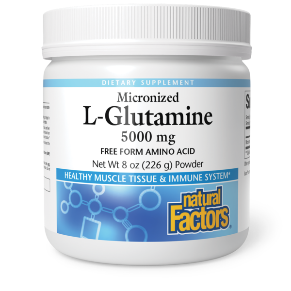 Natural Factors Micronized L-Glutamine 5000 Mg