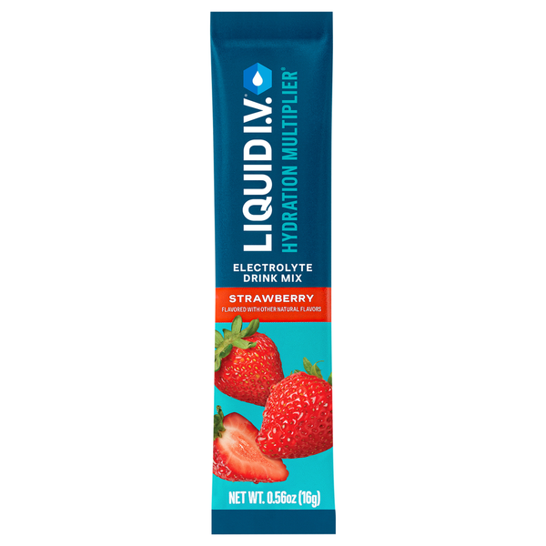 Liquid I.V. Strawberry Hydration Multiplier Single Packet
