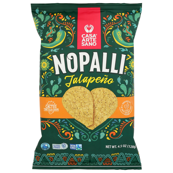 Nopalli Jalapeno Cactus Tortilla Chips