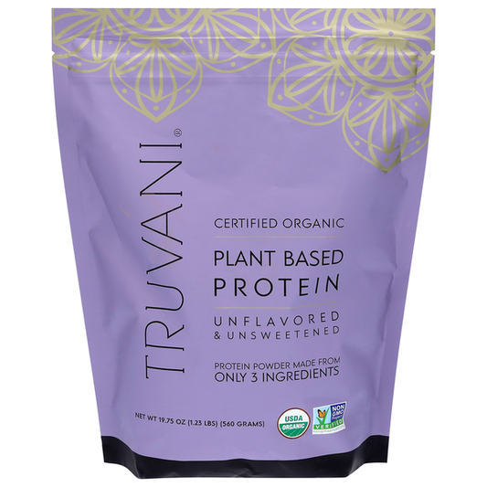 Truvani Organic Unflavored & Unsweetened Plant-Based Protein Powder