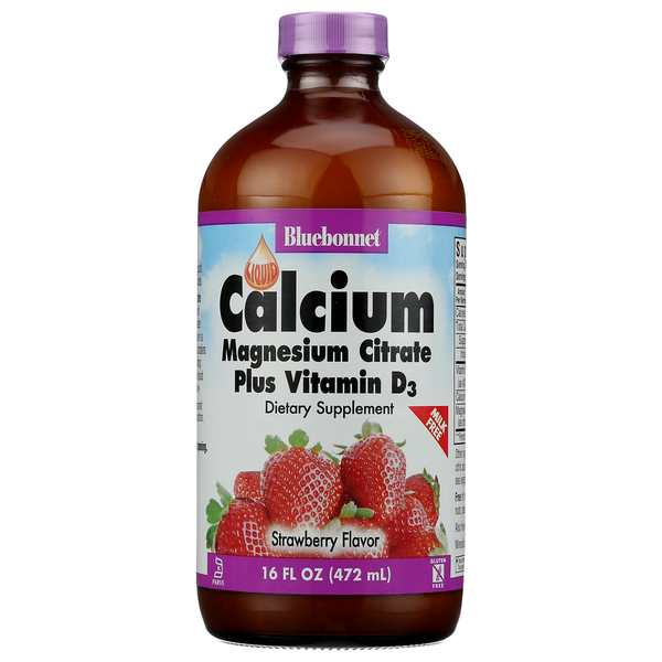 Bluebonnet Strawberry Calcium Magnesium Citrate
