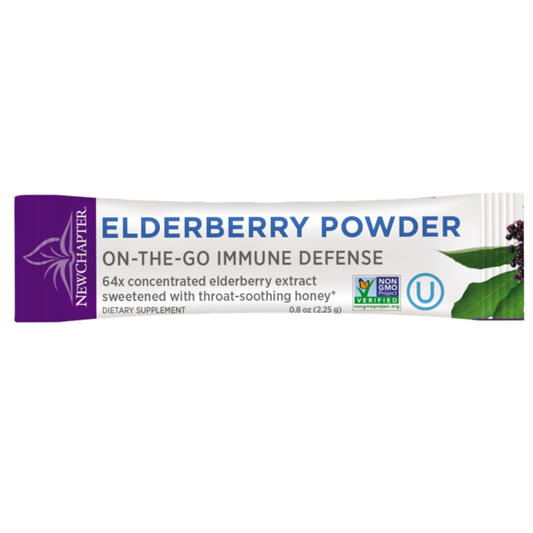 New Chapter Elderberry Powder On-The-Go Immune Defense