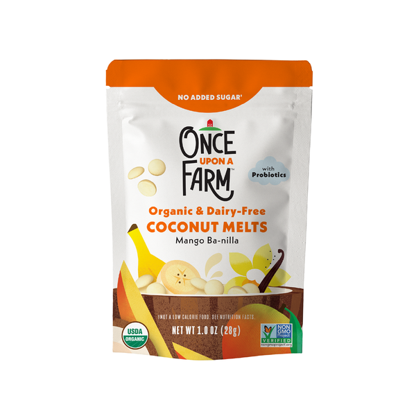 Once Upon A Farm Organic Dairy-Free Toddler Mango Ba-Nilla Coconut Melts