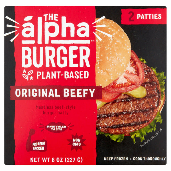 Alpha Original Beefy Plant-Based Burger Patties
