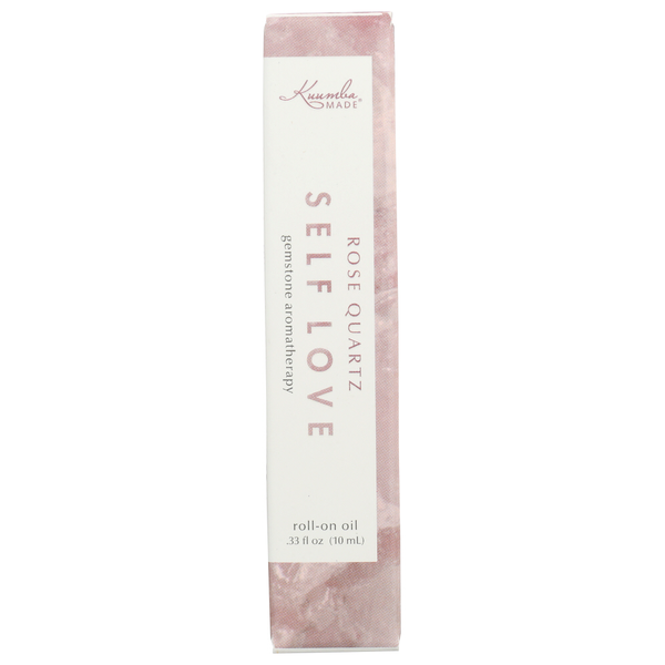 Kuumba Made Rose Quartz Self Love Gemstone Aromatherapy Roll-On