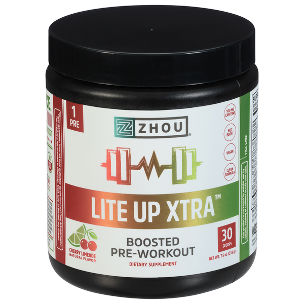 Zhou Cherry Limeade Lite Up Xtra Pre-Workout