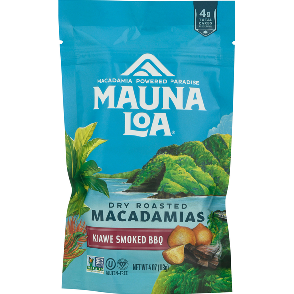 Mauna Loa Kiawe Smoked BBQ Dry Roasted Macadamias