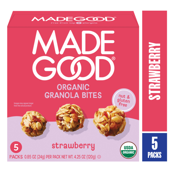 Madegood Organic Strawberry Granola Minis 5 Pack