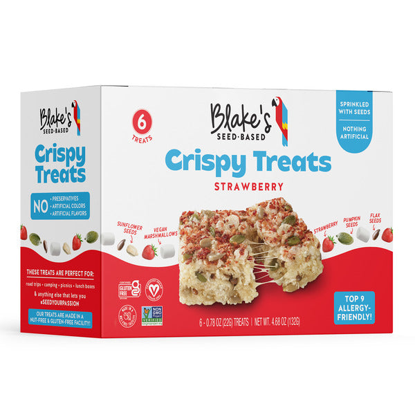 Blake's Seed Based Strawberry Rice Crispy Treats 6 Pack