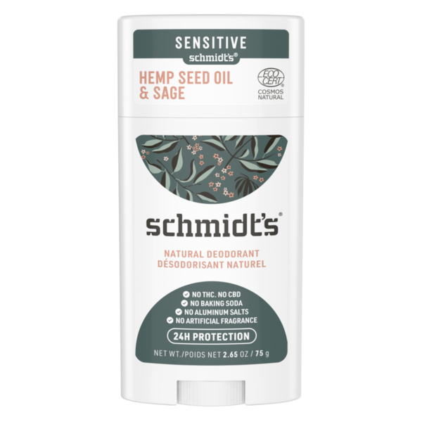 Schmidt Old Tyme Hemp Seed Oil & Sage Sesnsitive Deodorant