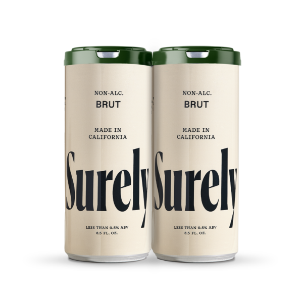 Surely Non-Alcoholic Sparkling Brut 4 Pack Cans