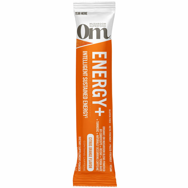 Om Energy+ Citrus Orange Supplement Packet