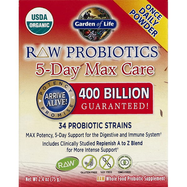 Garden Of Life Raw Probiotics 5 Day Max Care