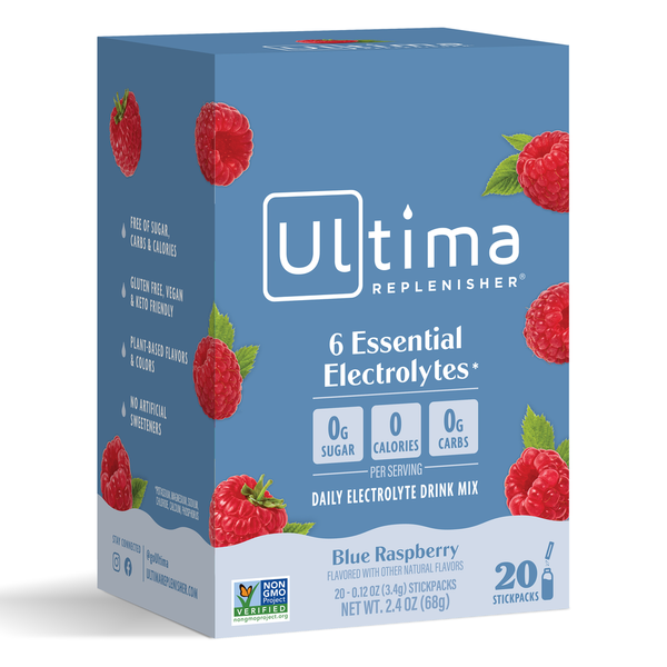 Ultima Replenisher Blue Raspberry Electrolyte Drink Mix