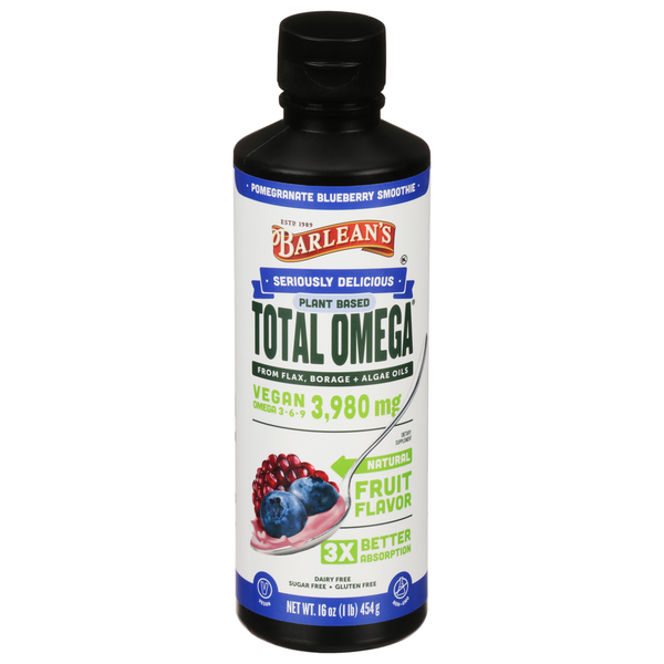 Barlean's Pom Blueberry Omega Swirl Vegan