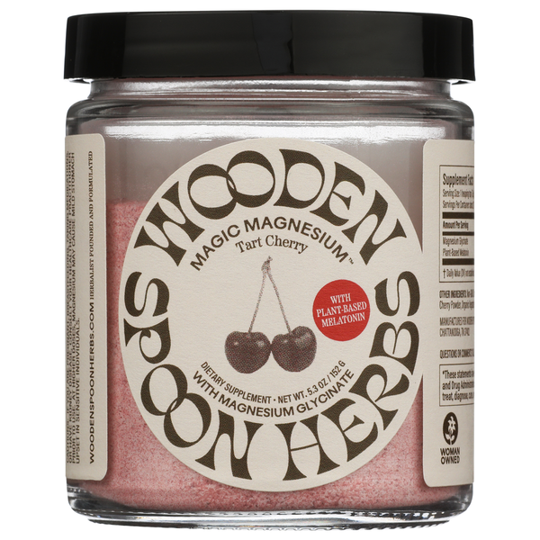 Wooden Spoon Herbs Tart Cherry Magic Magnesium With Plant-Based Melatonin