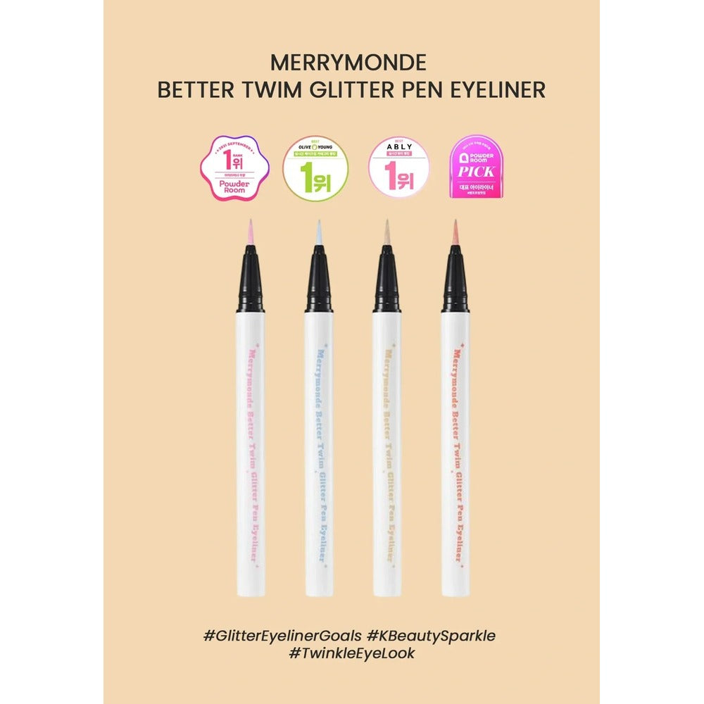 MERRYMONDE [MERRYMONDE] Better Twim Glitter Pen Eyeliner 0.5g
