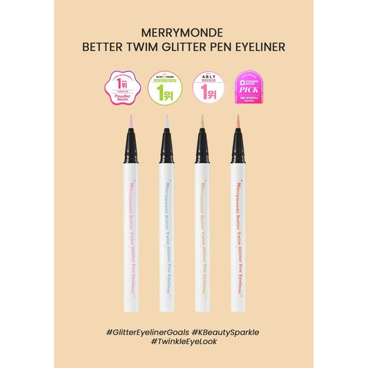 MERRYMONDE [MERRYMONDE] Better Twim Glitter Pen Eyeliner 0.5g