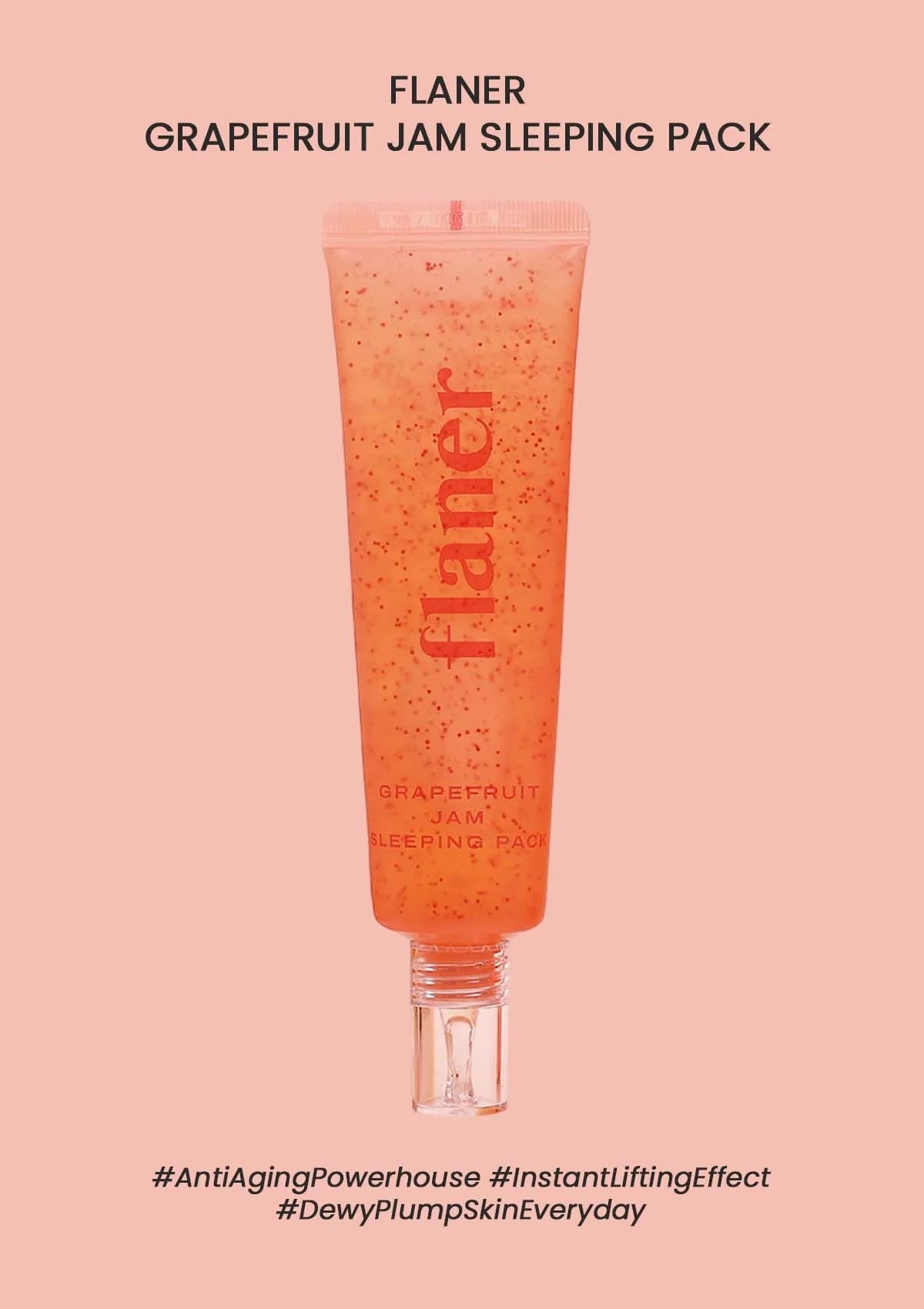 FLANER [FLANER] Grapefruit Jam Sleeping Pack 60ml - FLANER