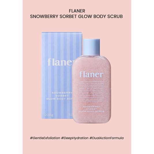 FLANER [FLANER] Snowberry Sorbet Glow Body Scrub 200g