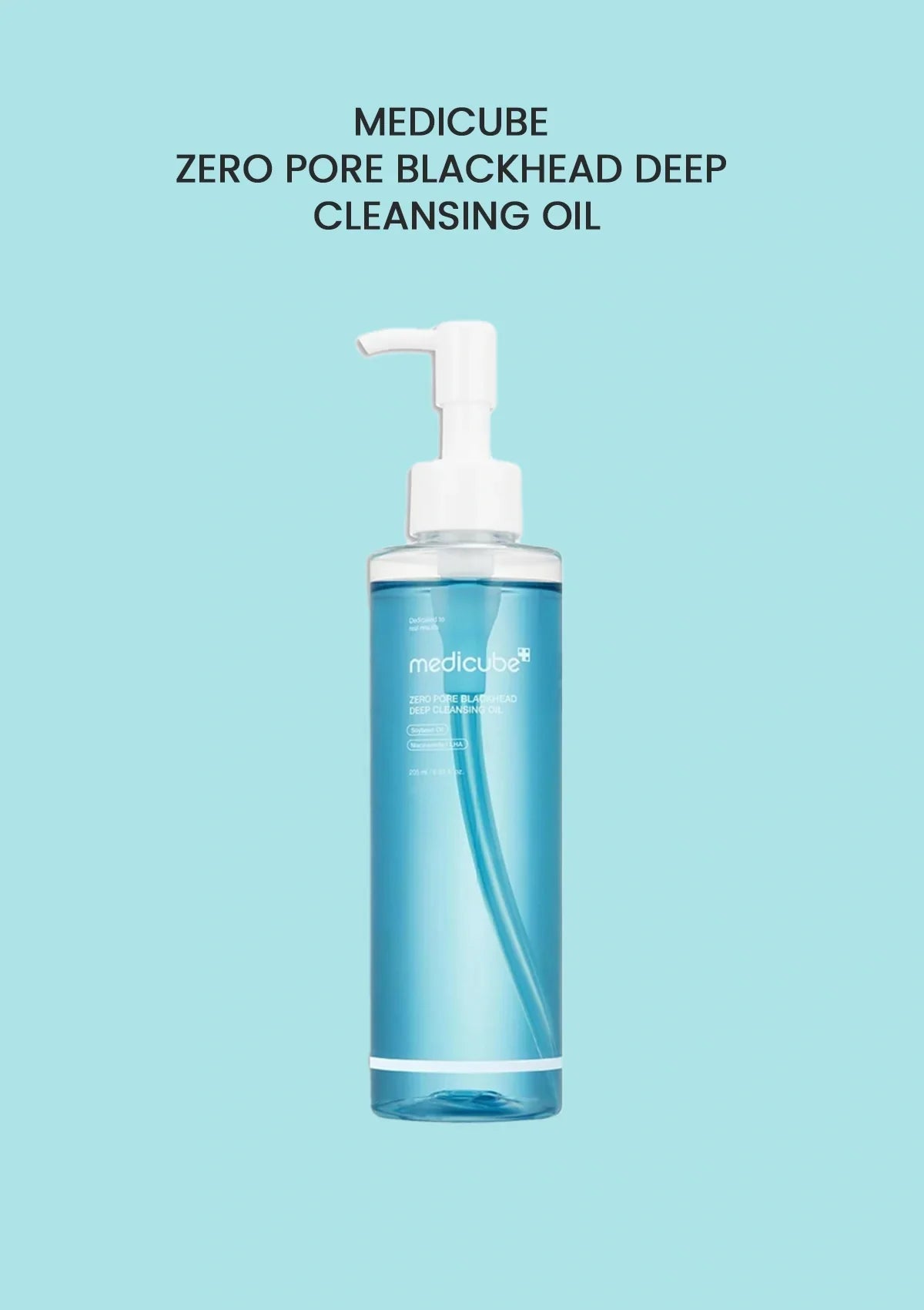 [MEDICUBE] Zero Pore Blackhead Deep Cleansing Oil 205ml - MEDICUBE