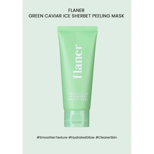 FLANER [FLANER] Green Caviar Ice Sherbet Peeling Mask 100g