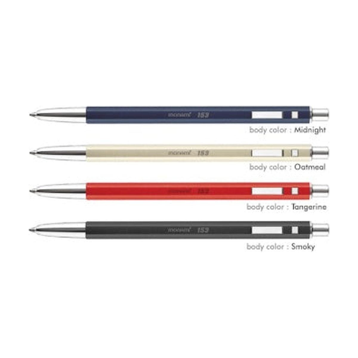 Monami 153 ID Ballpoint Pen Black